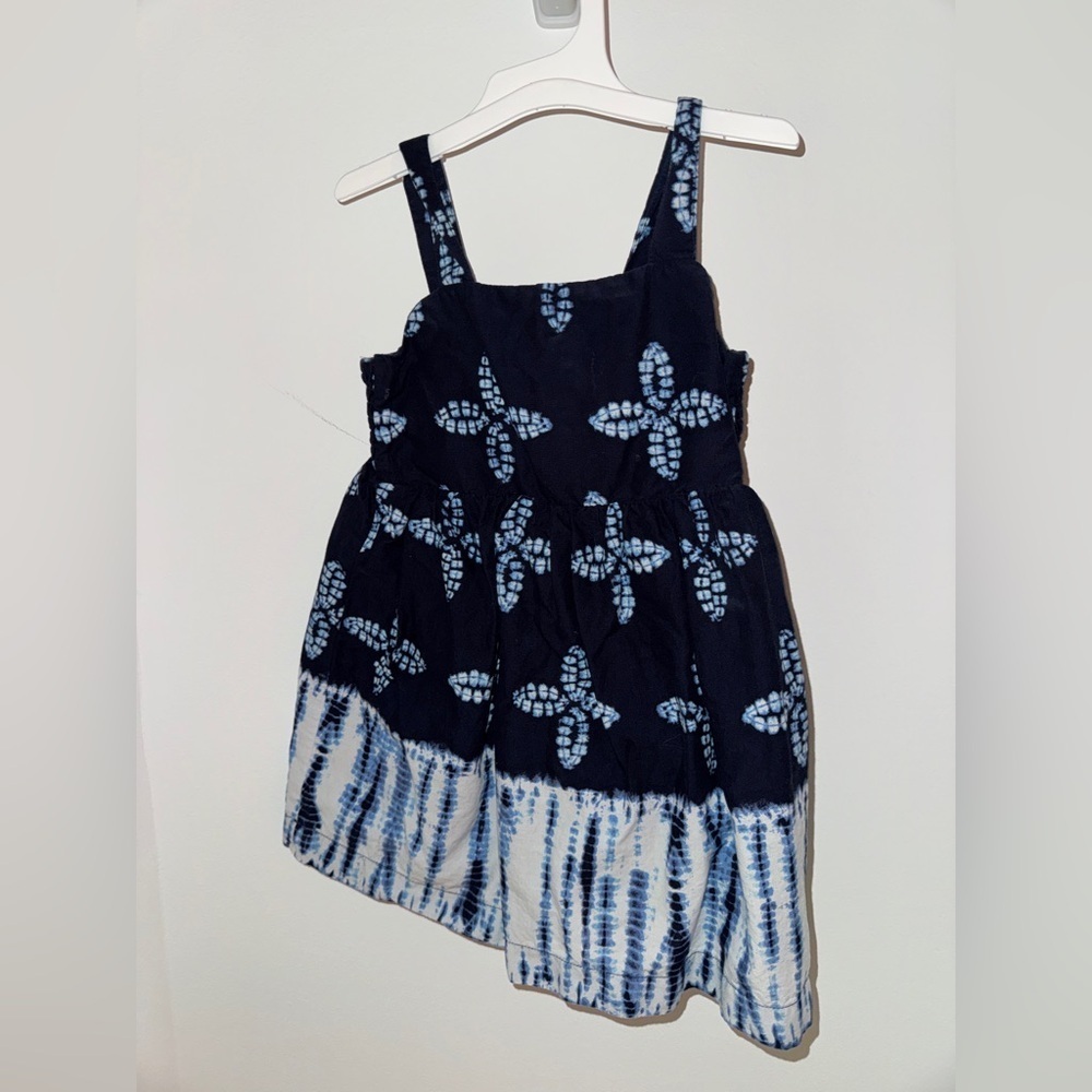 GAP Navy and Light Blue Toddler Dress - Picture 1 of 3